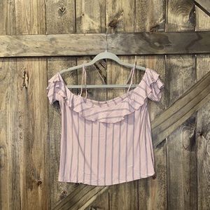 American‎ Eagle Outfitters Soft & Sexy Cold Shoulder Tank Top